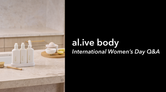 IWD Q&A with al.ive body founders